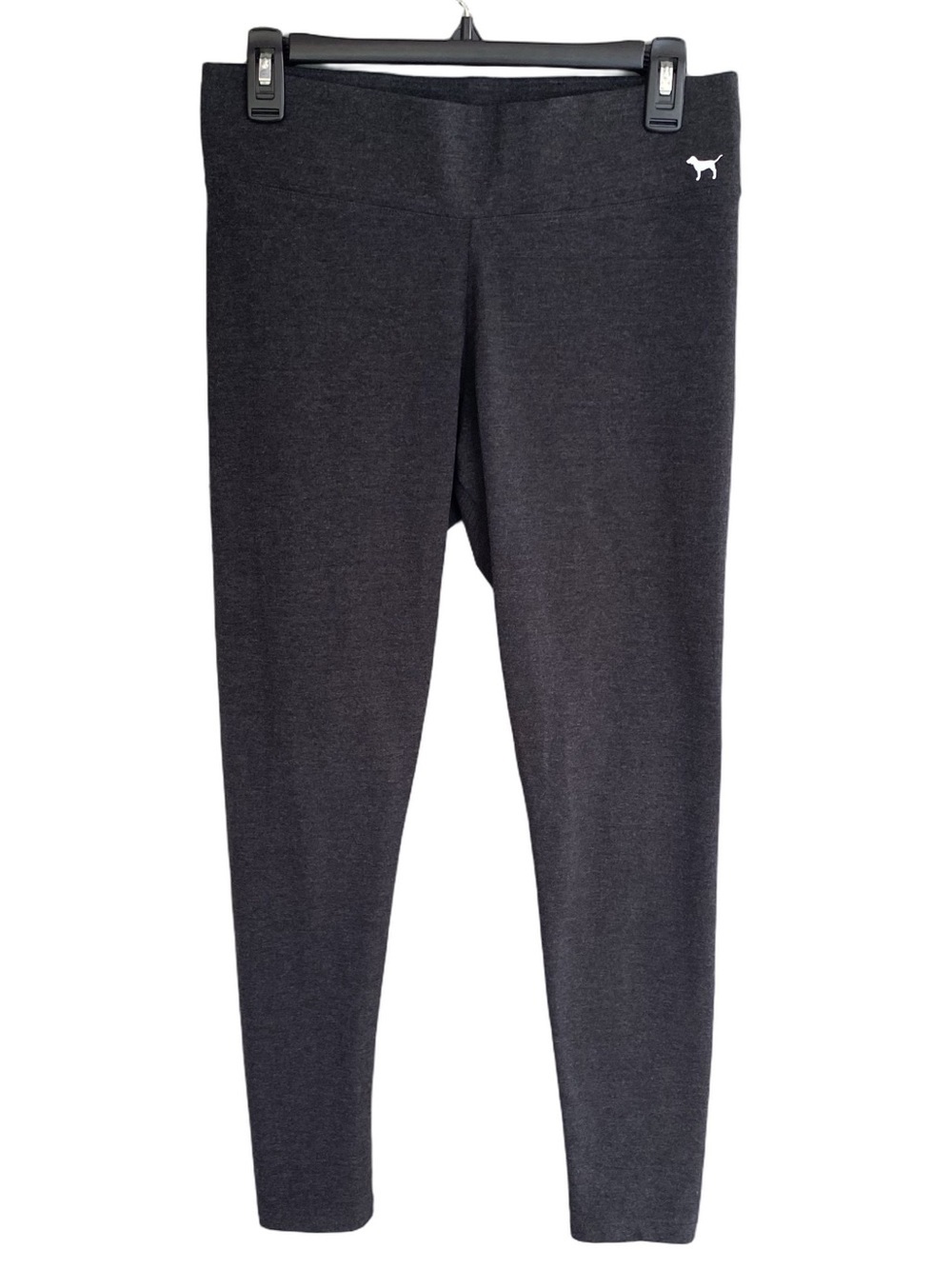 PINK Victoria's Secret Leggings Yoga Athleisure Dark Heather Gray Women Size M